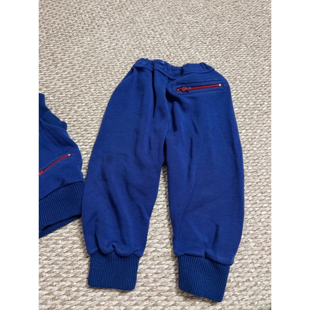 Vintage Izod Lacoste Kids Tracksuit top Jogger Set 70's 80's Streetwear 12 month